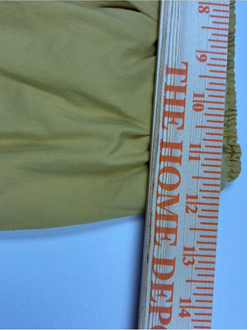 REI Kids Mustard Yellow Swim Trunks with Red Drawstring - Picture 6 of 6